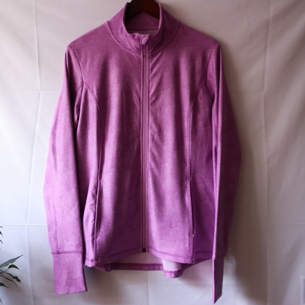 MONDETTA Full-Zip Athletic Jacket, Pink, Medium